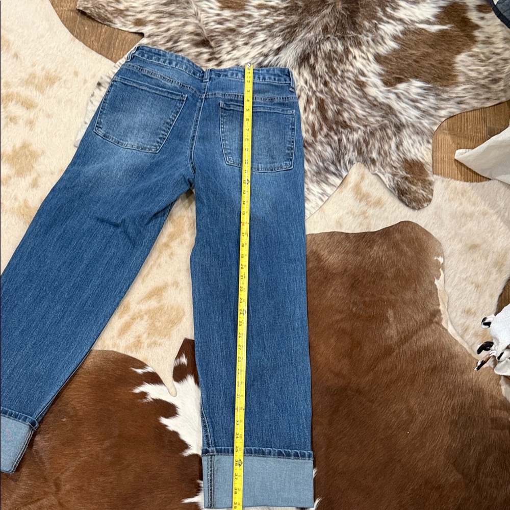 Oat New York Dark Blue Boyfriend Jeans - Picture 4 of 6